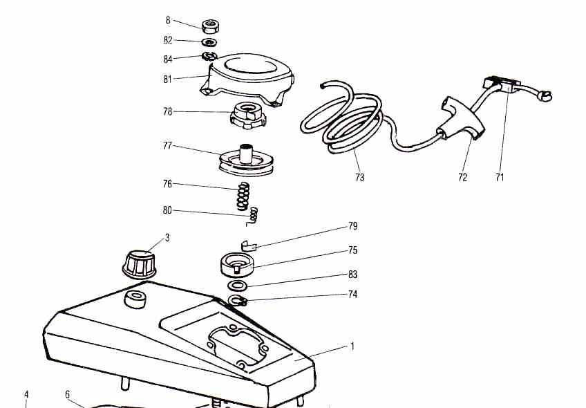 Pružina pod misku starteru VARI