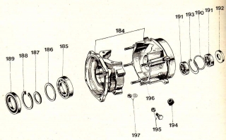 Těsnění mezi kartery MF 70